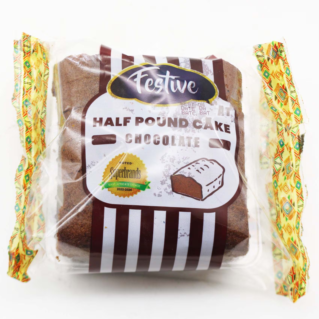 FESTIVE HALF POUNDCAKE MARBLE SLICED CHOC N MINT
